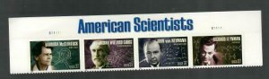 3906-09 American Scientists HEADER STRIP ( Ready to Mount ) from 2005 MNH (10)