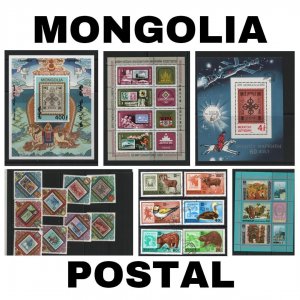 Thematic Stamps - Mongolia - Postal - Choose from dropdown menu