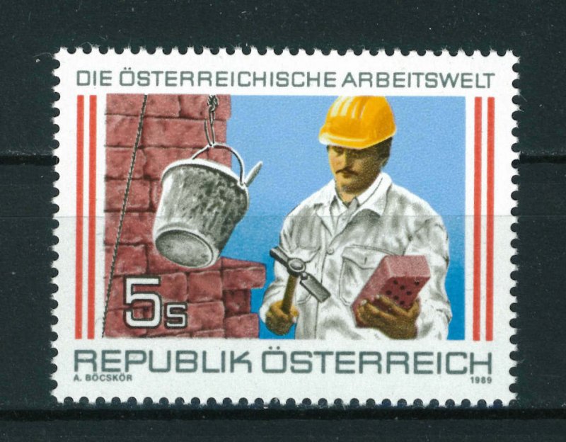 Austria 1989 Austrian World of Work (4th series) stamp. MNH. Sg 2211