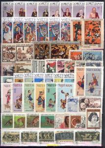 VIETNAM, VERY NICE COLLECTION ONLY DIFFERENT FULL SETS