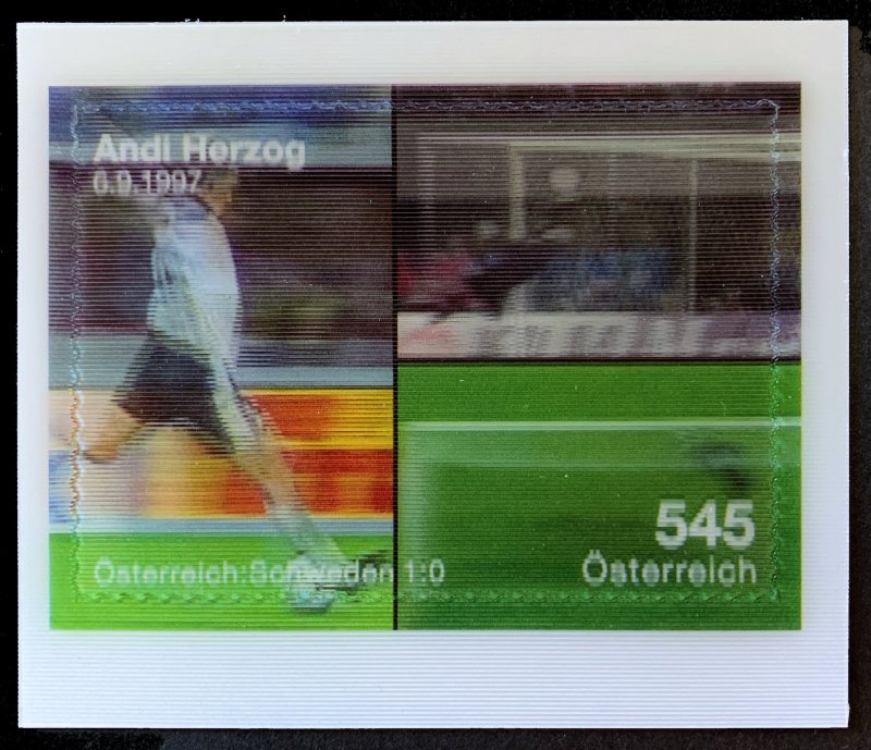 Austria #2153  MNH - Lenticular Motion Soccer  (Unusual Stamps) (2008)