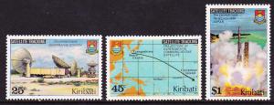 Kiribati 1980 Satelite Tracking Scott (349-51) MNH