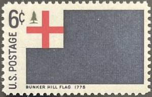 Scott #1351 1968 6¢ Historic American Flags Bunker Hill MNH OG VF