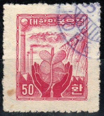 Korea #212  F-VF Used CV $3.00 (X6944)