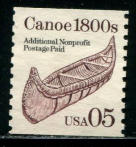 2453 US 05c Canoe coil, used