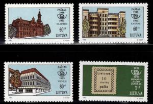 LITHUANIA Scott 468-471 MNH** 1993 set