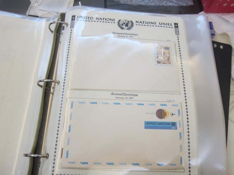 United Nations Postal Stationey u6,uc11