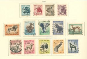 South Africa #200-213 Used Single (Complete Set) (Animals)