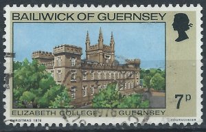 Guernsey 1976 - 7p Elizabeth College - SG146 used