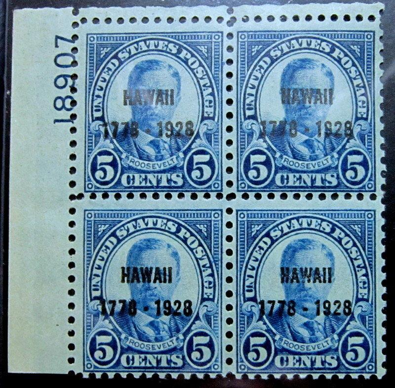  U.S. 648 FVF MNH PBlk/4 SCV$425.00 Bright