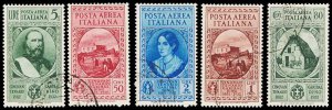 ITALY C35-39 used  CV $151.00 (ID # 112706)