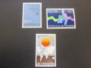 Liechtenstein 1979 Sc 668-70 set MNH