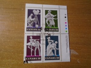 Canada #   1255a  used   Plate Block
