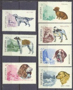 Albania Mi.1104-10 MNH Dogs