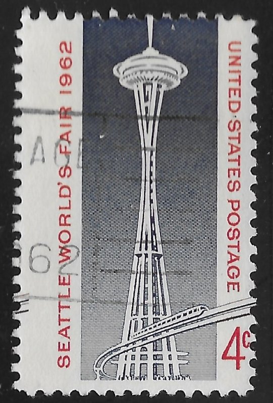 US #1196 4c Space Needle and Monorail