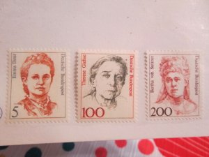 Germany #1475, 1484, 1491 MNH  2021 SCV = $2.90