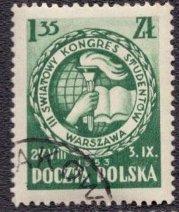 Poland 585 1953 Used