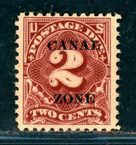 CANAL ZONE SCOT#J13 MINT HINGED ORIGINAL GUM VF SCV$55