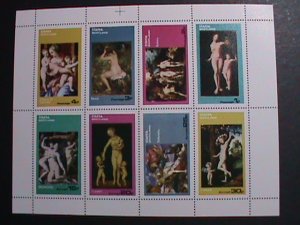 ​STAFFA -SCOTLAND- PROMOTION-WORLD FAMOUS NUDE ART PAINTING MNH VF EST.$12