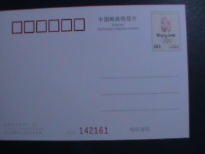​CHINA-2008 OLMPIC GAMES-BEIJING FU WA  HOLOGRAMS PREPAID LOVELY POSTCARD MNH