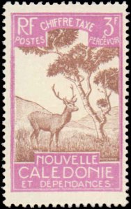 New Caledonia #J19-J31, Complete Set(13), 1928, Animals, Hinged