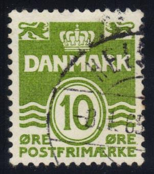 Denmark #318 Numeral; used (0.25)