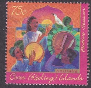 Cocos Islands # 317, Drum Beaters, Used 1/3 Cat.