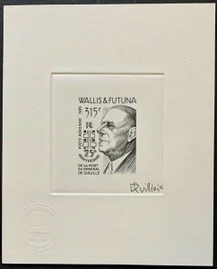 Artist Proof Wallis & Futuna De Gaulle / General De Gaulle Artist Proof-