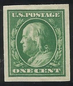 383 1c Imperf MLH VF Centering