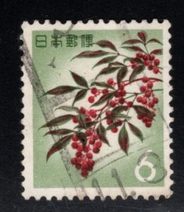 JAPAN  Scott 747 Sacred Bamboo stamp Used
