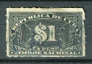 SPANISH CARRIBEAN; Classic Timbre Nacional $1 used value