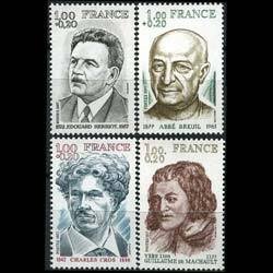 FRANCE 1977 - Scott# B499-502 Persons Set of 4 NH