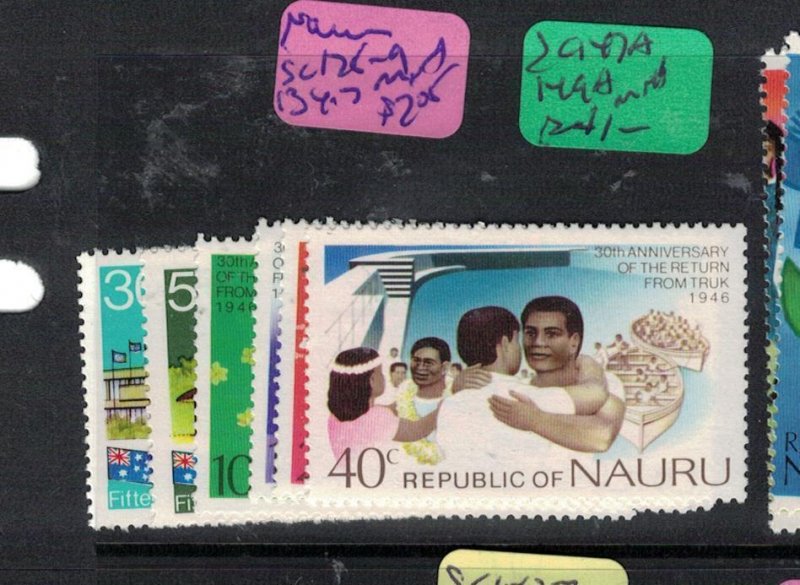 Nauru SC 128-9, 134-7 MNH (1ewv)