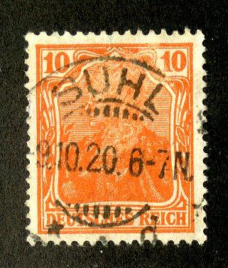 GERMANY 119  USED SCV $1.50  BIN $1.00