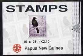 Booklet - Papua New Guinea 1993 Birds of Paradise 2k 10 b...