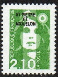 St. Pierre & Miquelon Sc #528 MNH