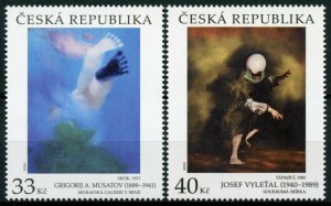 Czech Republic 2020 MNH Art Stamps Grigorij Musatov Josef Vyletal 2v Set