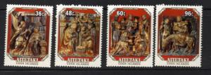 Aitutaki Sc 356-9 1984 Christmas stamp set mint  NH