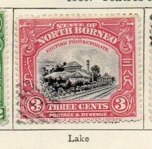 North Borneo 1909 Early Issue Fine Used 3c. NW-113837