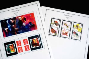 COLOR PRINTED GREAT BRITAIN 2018-2020 STAMP ALBUM PAGES (91 illustrated pages)