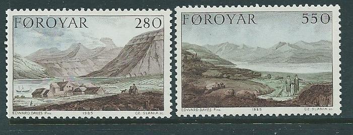 Faroe  Islands #122-123 (MNH) CV$3.25