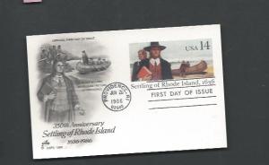 Scott #  UX112   Postal Card   FDC