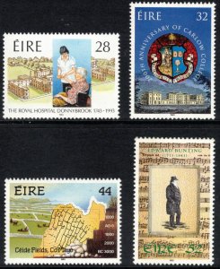 IRELAND 1993 Anniversaries & Events; Scott 901-04, SG 882-85; MNH