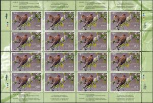 CANADA #31M  2015  DUCK STAMP SHEET OF 16 MOURNING DOVES By W. Allan Hancock