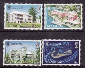 Bermuda-Sc#402-5- id6-unused NH set-Finance Ministers meeting-1980-