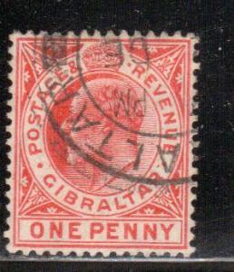 Gibraltar Scott # 51, used