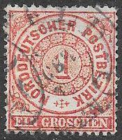 North German Confederation 16 Used - Numeral