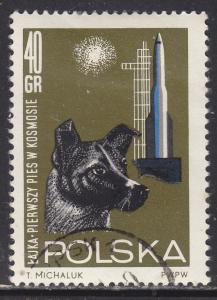 Poland 1293 Laika and Sputnik 2 1964