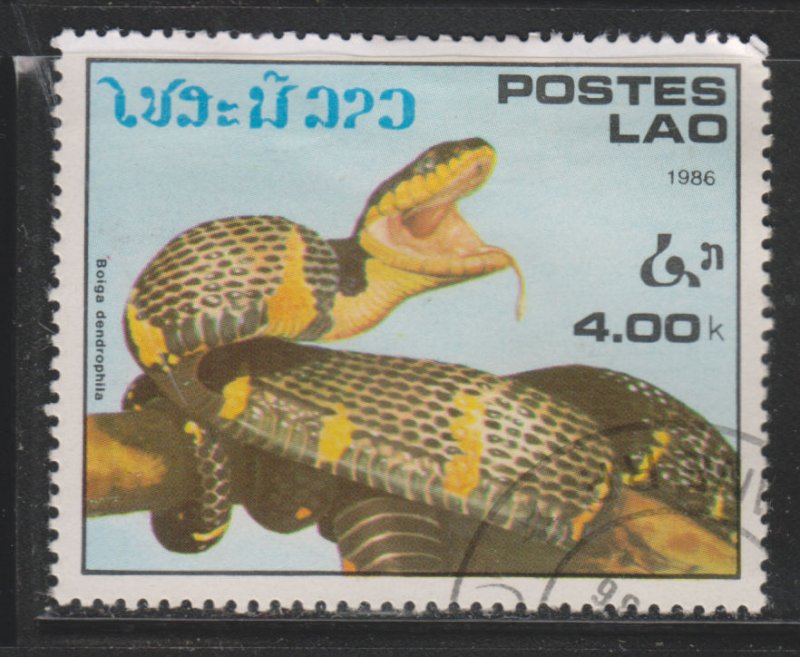 Laos 726 Snakes 1986