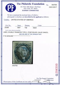 GENUINE SCOTT #2 USED PF PSE CERTS TYPE-C DOUBLE TRANSFER POSITION 21R BLUE CXL